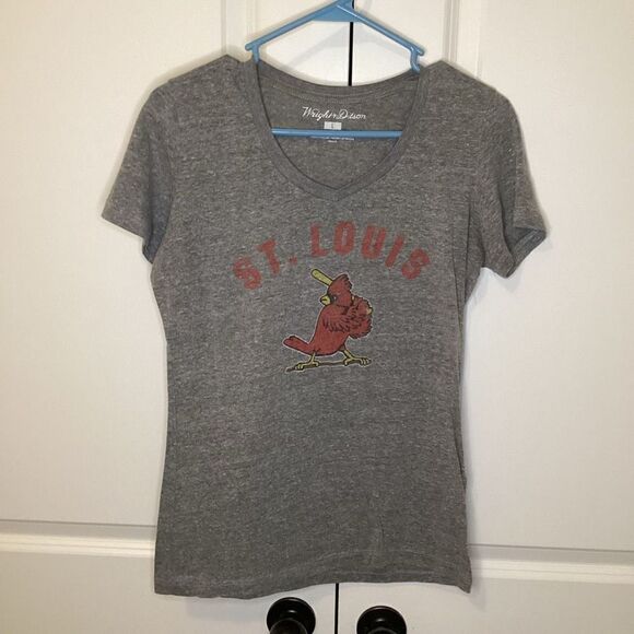 Ladies Wright & Ditson St. Louis‎ Cardinals baseball Tee Shirt large - Picture 1 of 3